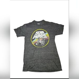Small Mens Star Wars Charcoal Tee With Tie Fighter, Used, Great Condition.